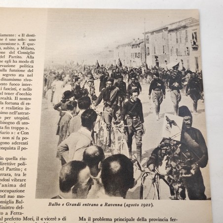 Opuscolo Vita di Balbo - G. Titta Rosa 1941 XIX - 42 illustrazioni 56 pagine