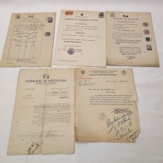 Lotto di documenti periodo anni 30 città di Bologna e vicine