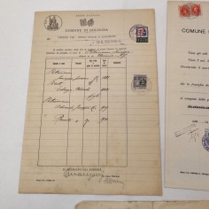 Lotto di documenti periodo anni 30 città di Bologna e vicine 2