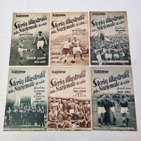 6 numeri della Storia illustrata della Nazionale di calcio buone condizioni