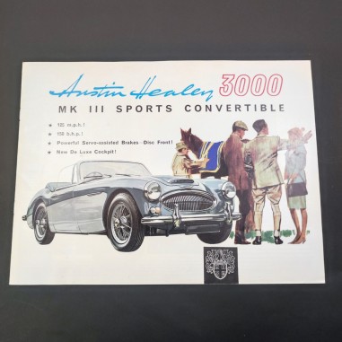 Prospekt brochure depliant Austin 3000 MK III Sport Convertible in inglese