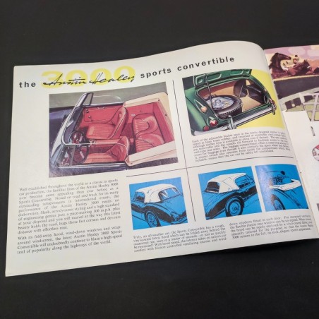 Prospekt brochure depliant Austin 3000 MK III Sport Convertible in inglese