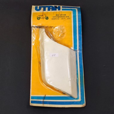 Convogliatore Vespa ricambio UTAH UF109 per 50 125 P ET3 bianco nuovo