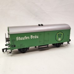 Rivarossi carro merci refrigerante birra Staufen Brau verde scala 0 2