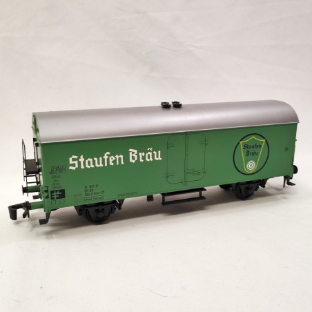 Rivarossi carro merci refrigerante birra Staufen Brau verde scala 0