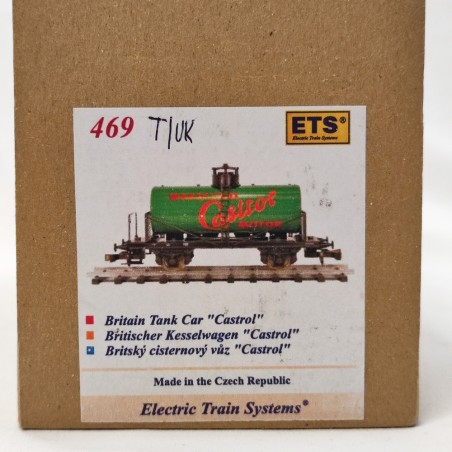 Carro cisterna ETS 469 CASTROL in scatola originale scala 0 ottimo