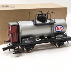 Carro cisterna ETS 466 ESSO in scatola originale scala 0 ottimo 2