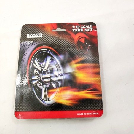 EZpower Treno gomme da Drift 4 pezzi V-RAGE Medium per cerchi 1/10 Touring