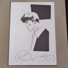 Originale tavola Dylan Dog disegno di Nunziati con autografo e timbro a secco 2