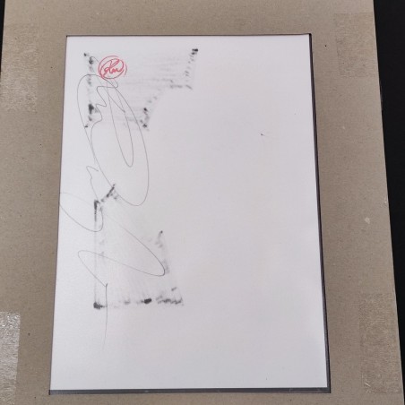 Originale tavola Dylan Dog disegno di Nunziati con autografo e timbro a secco