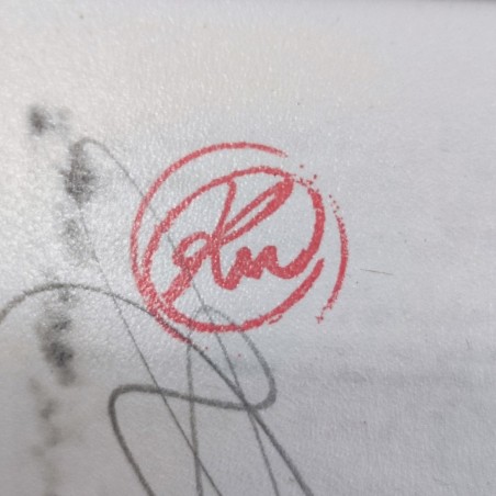 Originale tavola Dylan Dog disegno di Nunziati con autografo e timbro a secco