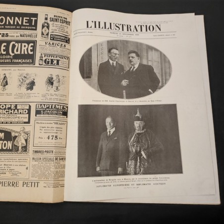 Fascicolo rilegato rivista Illustration 13 dicembre 1924