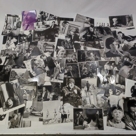 Importante accumulo oltre 300 fotografie di scena teatrale, politica anni 60/70
