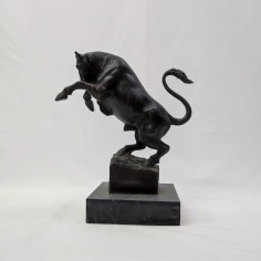 Trofeo scultura in bronzo Toro Calcio Torino 1949 scultore Michelangelo Monti 2