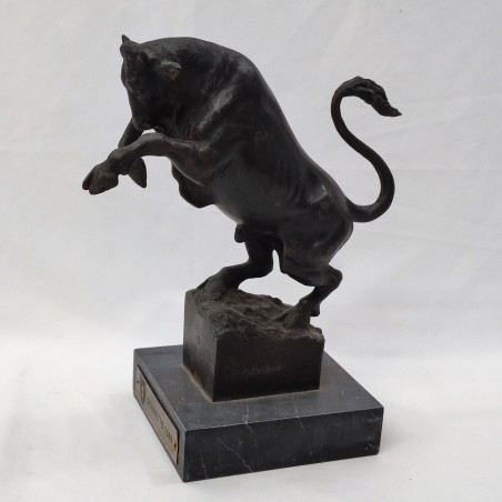 Trofeo scultura in bronzo Toro Calcio Torino 1949 scultore Michelangelo Monti
