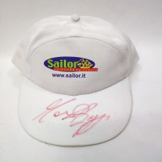 Cappellino con autografo pilota Max Biaggi