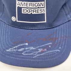 Cappellino con 2 autografi pilota Loris Capirossi 2