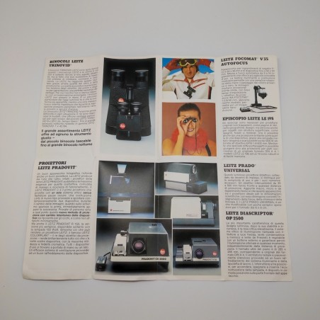 Brochure Leica gamma prodotti anni 80 stampato 155.100-024
