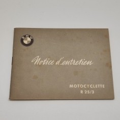 Libretto uso manutenzione Notice d'Entretien Motocyclette BMW R25/3 francese