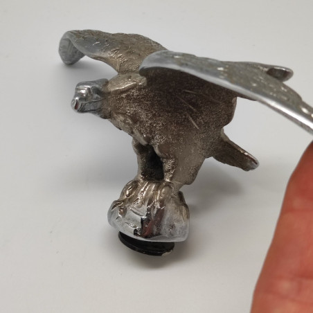 Fregio da auto aquila in volo ad ali spiegate larghezza 20 cm