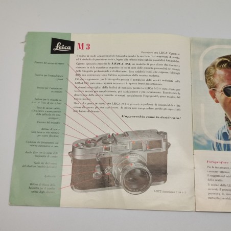 Originale brochure Listino Photo nr. 8740 Leica M3 del 1954