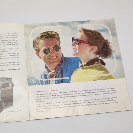 Originale brochure Listino Photo nr. 8740 Leica M3 del 1954