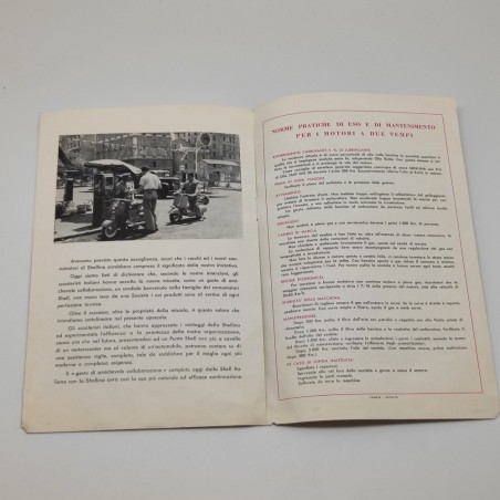 Brochure la Shellina raduno nazionale di motoclicismo di Genova