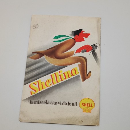 Brochure la Shellina raduno nazionale di motoclicismo di Genova