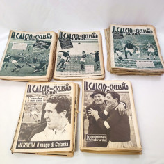 Lotto 159 riviste il calcio e il ciclismo illustrato 1954 1955 1956 1963 e 1964 2