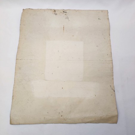 Stemma nobiliare tempera su carta periodo 1800 misure 46x58 cm