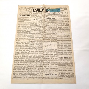 Quotidiano l'Alfiere 16 aprile 1932 X - Anno XIII n° 16