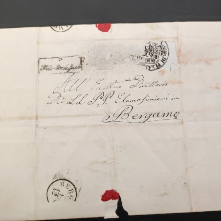 Documento originale Celestino Magi 1853 con firma autografa