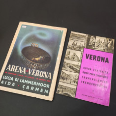 Guida Arena di Verona 39° stagione lirica 1961 e Guida di Verona 2