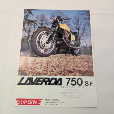 Brochure catalogo moto Laverda 750 SF e GT