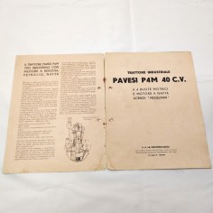 Catalogo trattore Pavesi PAM 40 cv. 4 ruote motrici licenza Hesselman 2