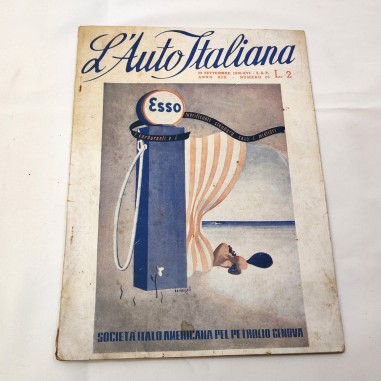 Rivista Auto italiana n° 26 Anno IXI 20 settembre 1938 XVI