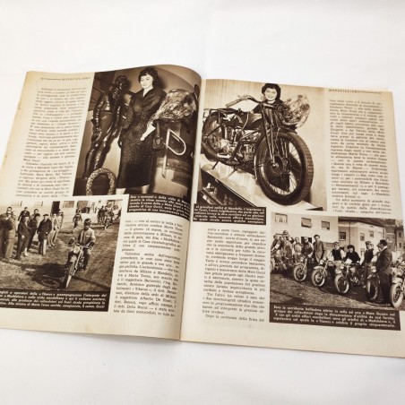 Rivista Moto Ciclismo Anno 4 0n° 12 - 25 marzo 1954 articolo Guzzi