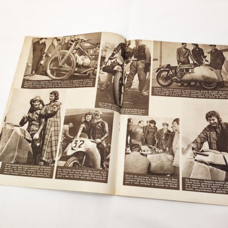 Rivista Moto Ciclismo Anno 4 0n° 12 - 25 marzo 1954 articolo Guzzi