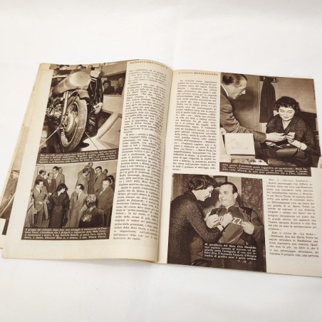 Rivista Moto Ciclismo Anno 4 0n° 12 - 25 marzo 1954 articolo Guzzi