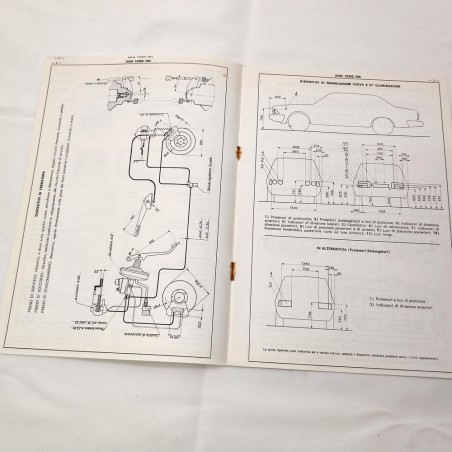 Schede omologazione Alfa Romeo tipo 119A anno 1978