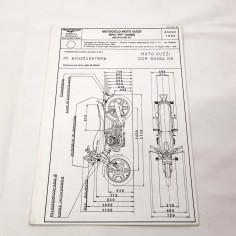 2x Schede omologazione Moto Guzzi tipo PF V50III anno 1980 e PD V 35 II 1980