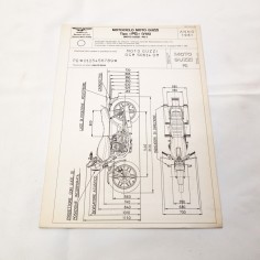 Scheda omologazione Moto Guzzi tipo PG V650 anno 1981