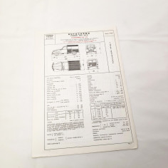 Fascicolo omologazione Citroen Furgoncino 2cv tipo AKB anno 1970