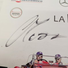 Opuscolo Millemiglia 2013 con autografo Sterling Moss 2