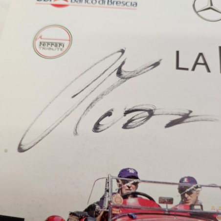Opuscolo Millemiglia 2013 con autografo Sterling Moss