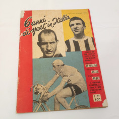 Rivista 6 anni di sport in Italia supplemento al Giornale d'Italia cop.Bartali