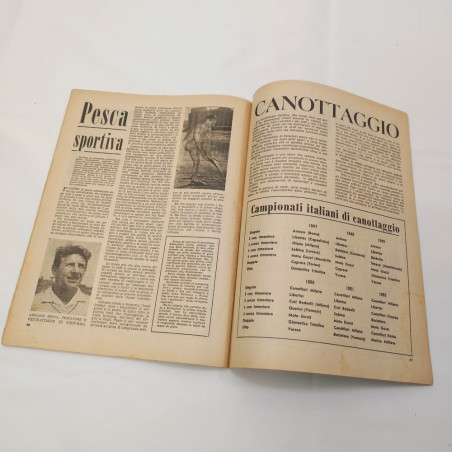Rivista 6 anni di sport in Italia supplemento al Giornale d'Italia cop.Bartali