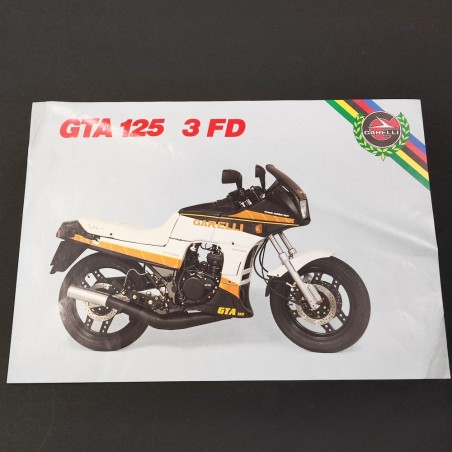 Garelli GTA 125 3 FD brochure depliant molto buono