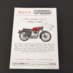 Catalogo Moto Ganna Tipo Sport 175 Super Sport Furetto 98 cc