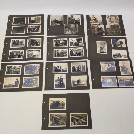 Lotto di 44 fotografie Marina Militare 2° Guerra Mondiale